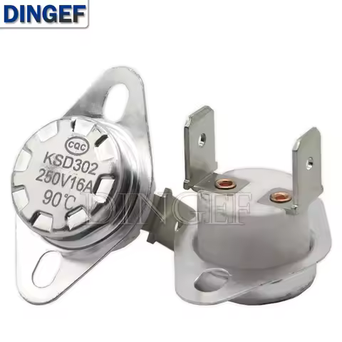KSD302 16A 250V 40 ~ 150 Degree Ceramic KSD301 Normally Closed / Normally open Temperature Switch Th