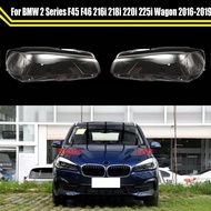 For BMW 2 Series F45 F46 216i 218i 220i 225i Wagon 2016~2019 Car Headlight Lens Cover Headlamp Lamps