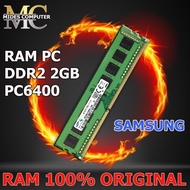 RAM BUAT PC 2GB 2RX8 DDR2 PC-6400 - MERK SAMSUNG SERAGAM