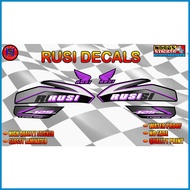 ✨ ❈ ➳ RUSI 125 NEW VERSION DECALS