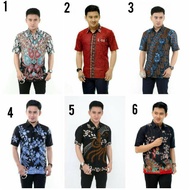 Men 's Batik Short Sleeve-men' S Batik Shirt-exlusive Batik Shirt - Combination Of Batik Shirt For Men