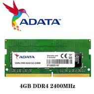 ADATA 4GB DDR4 2400Mhz 1.2V SODIMM แรมหน่วยความจำแล็ปท็อป (AD4S2400J4G17-R)