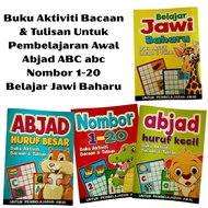 Buku Latihan Prasekolah buku tadika Belajar Jawi Nombor Abjad Huruf Besar Huruf Kecil