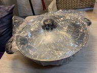 不銹鋼湯鍋連玻璃蓋28cm