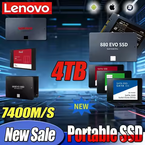 Lenovo 4TB Solid State Disk SSD 880 EVO 500G 1TB 2TB Internal HDD Hard Drive Sata3 2.5 Inch For Lapt