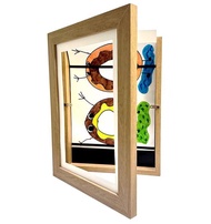 Kids Art Frames Magnetic Front Open Changeable Display Home Decor Kids Frametory For Poster Photo Dr
