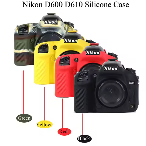 Nice Camera Video Bag For Nikon D600 D610 Silicone Case D3300 D3400 D3500 Rubber Camera case Protect