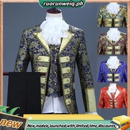 Men`s Victorian King Prince Costume For Adult Blazer Suit Stage Theater Cosplay Outfit For Men