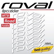 Roval sticker mtb road foldie