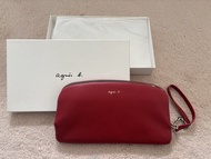 全新紅色Agnes B. 銀包
