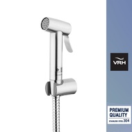 VRH ชุดหัวฉีดทำความสะอาดและสายสเตนเลส 304 พร้อมขาตั้ง กันรอย มีวันรับประกัน 10 ปี FXVH0-0040ZS