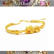 Pure gold 916 gold-studded ring in stock