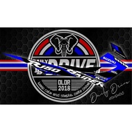 Raider 150 reborn /carbtype decals (BLUE)