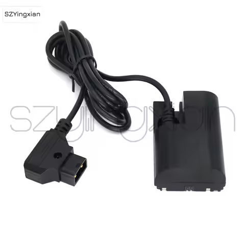D-TAP to Replacement Dummy Battery LP-E6, for Canon R5, R5 C, R6, R7, R, 5D II/III/IV, 6D, 6D II, 7D