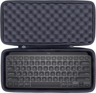 CO2CREA 収納ケース 互換品 LOGICOOL ロジクール MX KEYS MINI ‎KX700GR/KX700GRD ミニマリスト ワイヤレス イルミネイテッド キーボード、ブラック(ケース