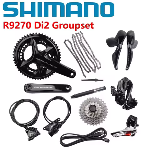 Shimano DURA-ACE Di2 R9270 Groupset 2x12S 160/165/170/172.5/175MM Crankset R9270 Shifter Brake Calip