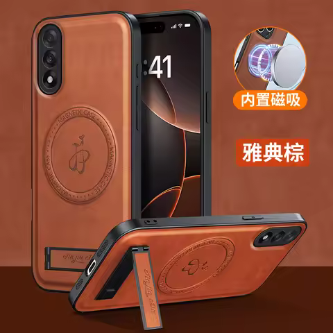 For Oneplus Nord 5 5G Leather Stand Case for One Plus ACE 5 Ultra 1+nord5 4 2 Magnetic Magsafe Wirel