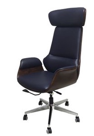 找得 - 高級特色大班椅木制電腦轉椅辦公椅80045黑色