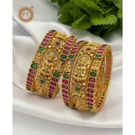 Indian gold plated bangles 2.8 size
