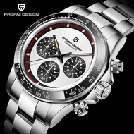 100% Pagani Design Original 40MM watch for man quartz watch Seiko VK63 Ceramic bezel watches 100M waterproof man watch 手表 PD-1676