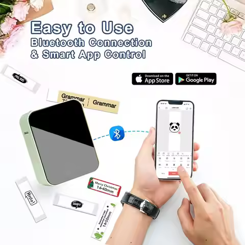 Marklife P15 Thermal Label Printer Similar as D11 D110 D101 Labeling Machine Wireless Bluetooth Labe