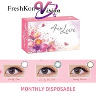 ( 2 PCS ) Freshkon 4 in Love Monthly Disposable Cosmetic Color Contact Lenses 1/3