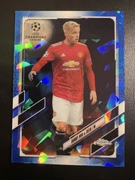 2021 Topps Chrome UEFA Champions League Manchester United 足球卡