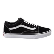 sepatu ukuran 47 46 45 44 sneakers pria vans oldscool hitam putih jumbo besar big size