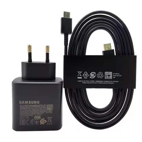 Samsung Galaxy S24 S23 S22 Ultra Quick Charge 45W PD Charger 1.8M USB C to Type C Cable Super Fast C