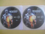 ※隨緣※已絕版 EA．BATTLEFIELD 3．戰地風雲 3．PC版/中文版㊣正版㊣光碟正常/裸片包裝．二片裝399元