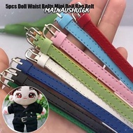 MAINAUSHUI6K 5pcs Doll Bag Belt, Super Mini Artificial Leather Doll Waist Belts, High Quality 8*220m