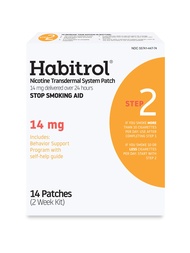 Habitrol Nicotine Transdermal System Patch | Stop Smoking Aid | Step 2 (14 mg) | 14 Patches (2 Week 