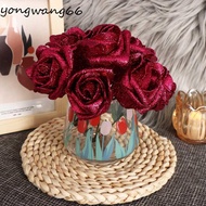 QUESO Foam Roses 6cm DIY 10pcs Blue Roses Artificial Flowers