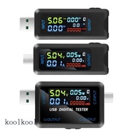 kool USB C USB Tester Power Meter Digital Multimeter 4 5-36V 0-5A Voltage and Current Tester Voltmet
