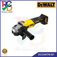DEWALT เครื่องเจียรไร้สาย สวิตช์แบบสไลด์ 4 นิ้ว 20V รุ่น DCG407N-B1 เเละ DCG407P2T-B1