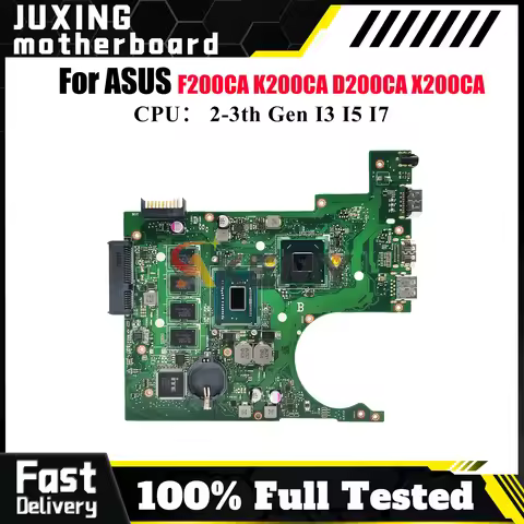X200CA Laptop Motherboard For ASUS VivoBook F200CA D200CA X200CA X200C K200CA Notebook Mainboard Wit