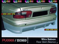 B0969 Proton Wira Saloon Rear Skirt (NISMO) Body kit Bodykit