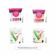 HARIO V60 Filter Paper Pack | 100 pcs | 01 or 02 | White or Brown V60 Filter Paper V60 Dripper