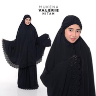 New Stock MUKENA BSY VALERIE HITAM Mukena Indonesia