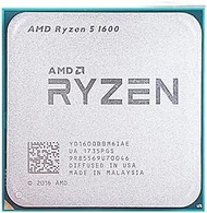 AMD Ryzen 5 1600 R5 1600 3.2 GHz Six-Core Twelve Thread 65W CPU Processor YD1600BBM6IAE Socket AM4 NO FAN