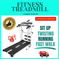D Young Treadmill Manual Treadmill Indoor Fitness Gym Exercise Jogging Running Kurus Stay Slim Lose 