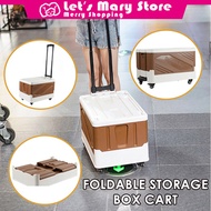 Foldable Storage Box Cart / Container / Trolley / Multipurpose / Let’s Mary Store