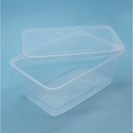 Disposable Plastic Container 750A with Lid x 20pcs