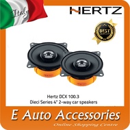 Hertz DCX 100.3 Dieci Series 4" 2-way car speakers