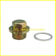 DRAIN PLUG WITH GASKET PROTON SAGA ISWARA WIRA WAJA KIA HYUNDAI HONDA OIL SUMP NUT WASHER