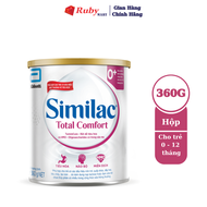 [Date T09/27] Sữa bột Similac Total Comfort số 0+ lon 360g