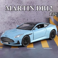 1:32 Scale Aston Martin DB12 Alloy Car Model Diecast Car Sound Light Car Lovers Collection Kids Birt