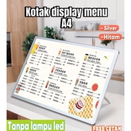 Menu display box/ menu frame display frame size A4 without good light