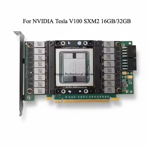 For NVIDIA Tesla V100 SXM2 16GB GPU Accelerator Card V100 SXM2 32GB SXM2 To PCIE Expansion Card