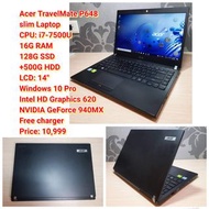 Acer TravelMate P648 slim LaptopCore i7
